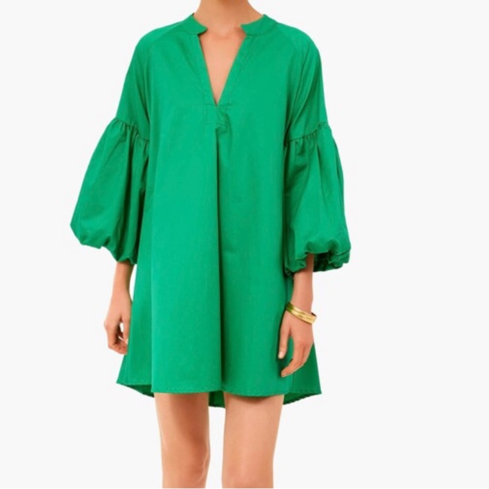 Tuckernuck Kasia Green Santorini Mini Dress - size small